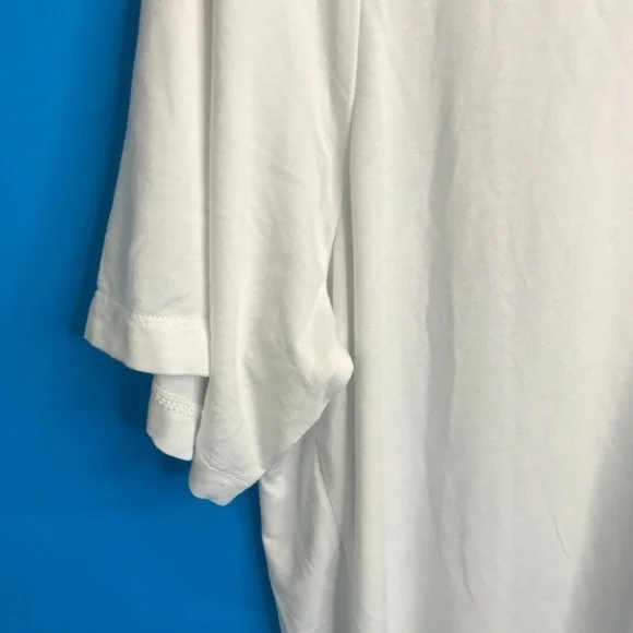 CJ Banks White Jersey Classic Tee Shirt NWT - Picture 5 of 7